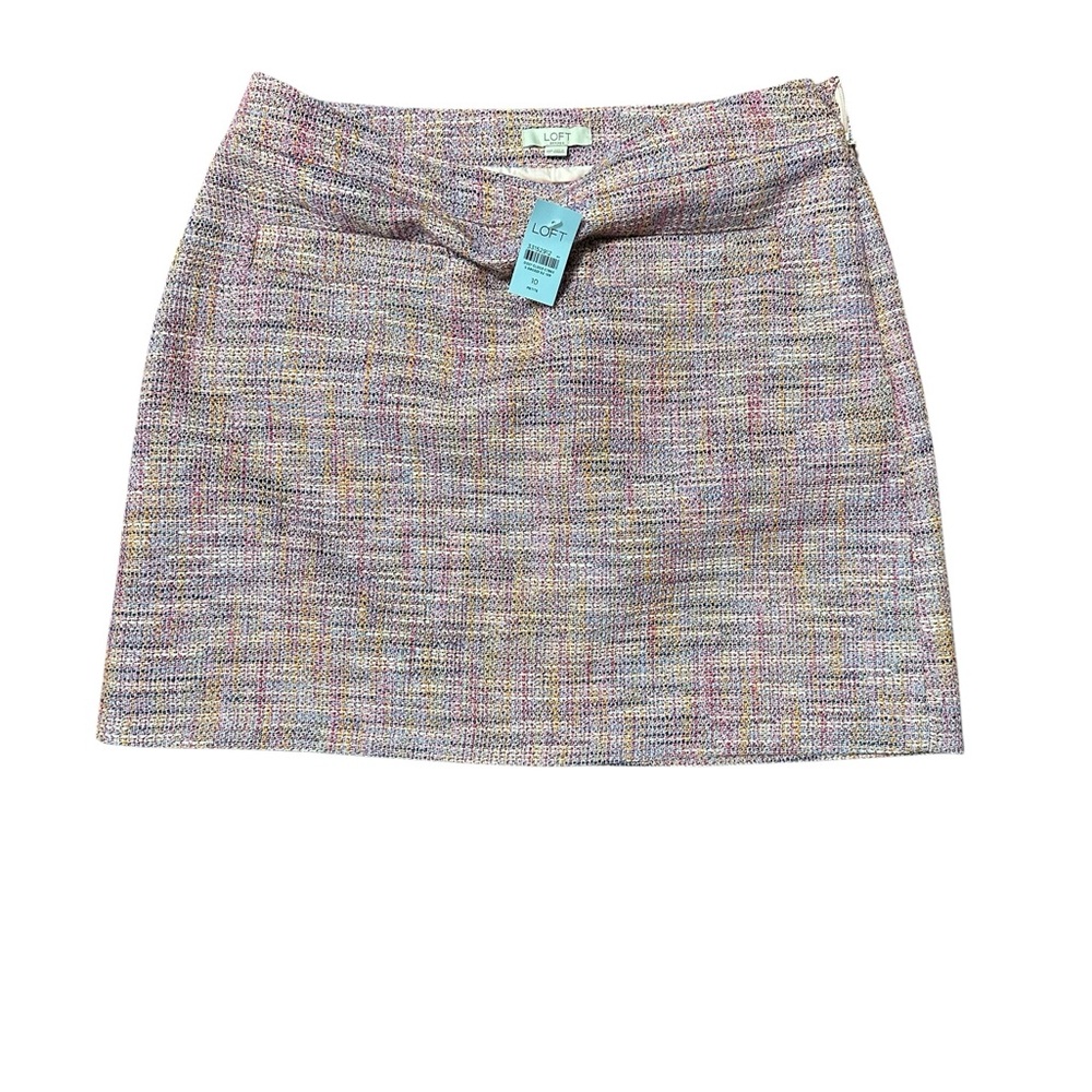 LOFT Women's Multicolor Tweed Pencil Skirt